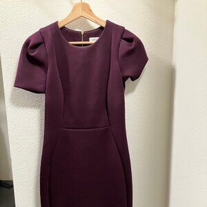 Calvin Klein Dress Dark Purple, Size 4